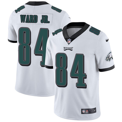 Nike Eagles #84 Greg Ward Jr. White Men's Stitched NFL Vapor Untouchable Limited Jersey