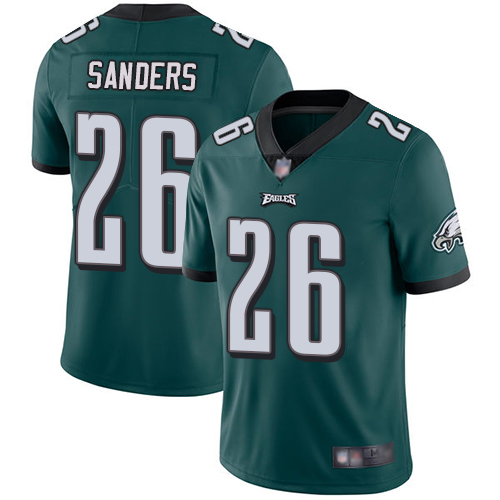 Nike Eagles #26 Miles Sanders Midnight Green Team Color Men's Stitched NFL Vapor Untouchable Limited Jersey