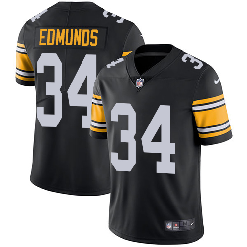 Nike Steelers #34 Terrell Edmunds Black Alternate Men's Stitched NFL Vapor Untouchable Limited Jersey