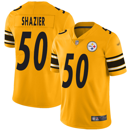 Nike Steelers #50 Ryan Shazier Gold Men's Stitched NFL Limited Inverted Legend Jersey