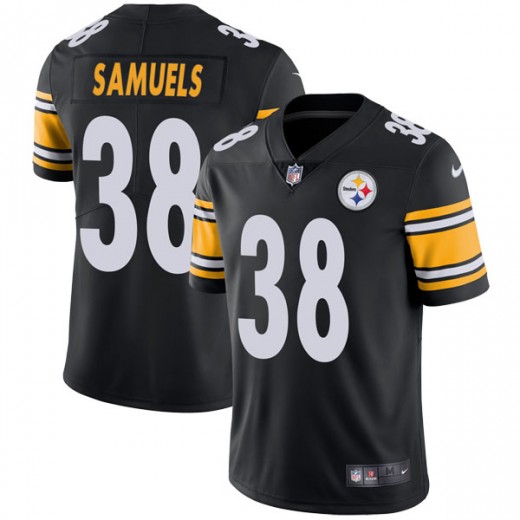Nike Steelers #38 Jaylen Samuels Black Team Color Men's Stitched NFL Vapor Untouchable Limited Jersey