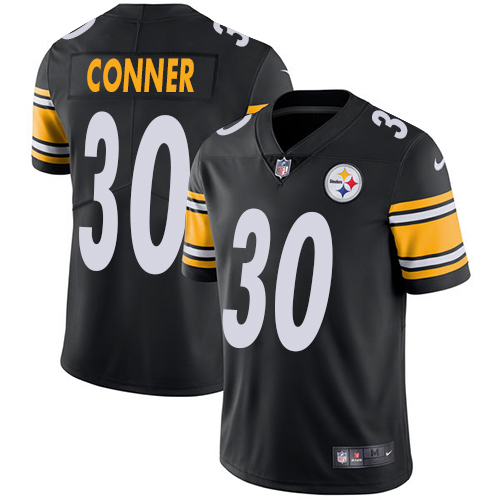 Nike Steelers #30 James Conner Black Team Color Men's Stitched NFL Vapor Untouchable Limited Jersey