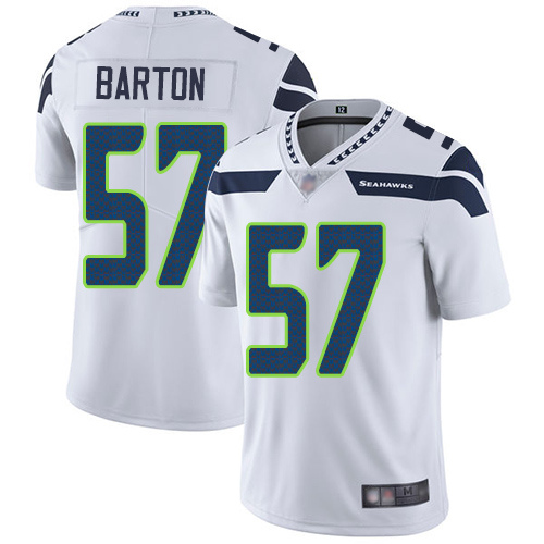 Nike Seahawks #57 Cody Barton White Men's Stitched NFL Vapor Untouchable Limited Jersey