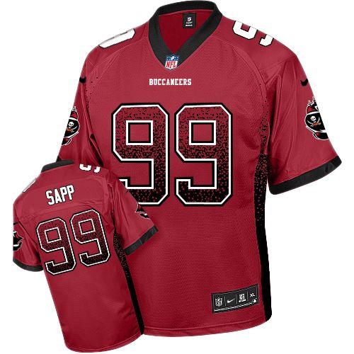 Nike Buccaneers #99 Warren Sapp Red Team Color Men's Stitched NFL Elite Drift Fashion Jersey