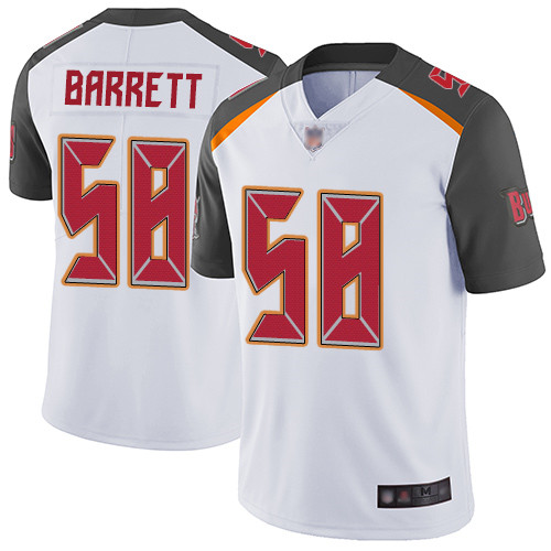 Nike Buccaneers #58 Shaquil Barrett White Men's Stitched NFL Vapor Untouchable Limited Jersey