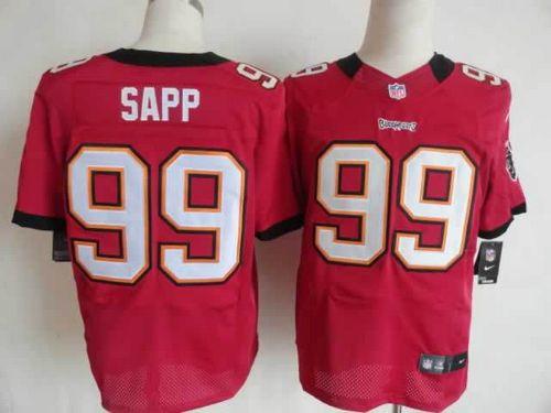 Nike Buccaneers #99 Warren Sapp Red Team Color Men's Stitched NFL Elite Jersey