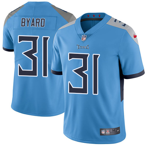Nike Titans #31 Kevin Byard Light Blue Alternate Men's Stitched NFL Vapor Untouchable Limited Jersey