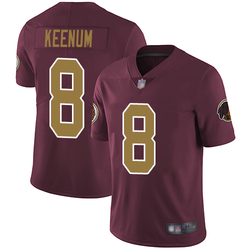 Nike Redskins #8 Case Keenum Burgundy Red Alternate Men's Stitched NFL Vapor Untouchable Limited Jersey