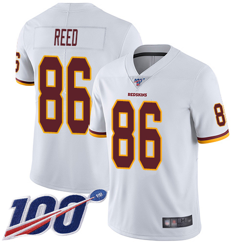 Nike Redskins #86 Jordan Reed White Men's Stitched NFL 100th Season Vapor Limited Jersey