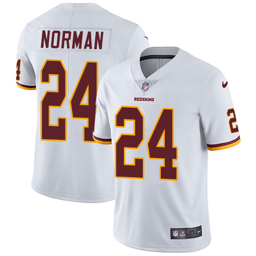 Nike Redskins #24 Josh Norman White Men's Stitched NFL Vapor Untouchable Limited Jersey