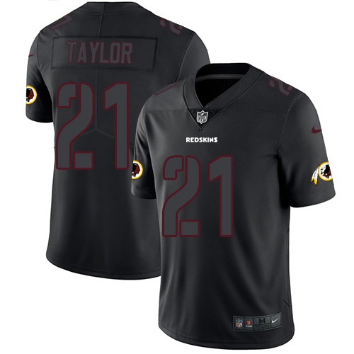 Nike Redskins #21 Sean Taylor Black Men's Stitched NFL Limited Rush Impact Jersey