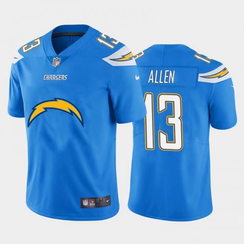 Men's Los Angeles Chargers #13 Keenan Allen Blue 2020 Team Big Logo Limited Stitched Jersey