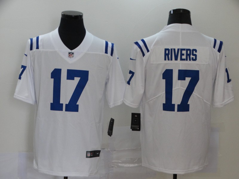 Men's Indianapolis Colts #17 Philip Rivers White Vapor Untouchable Limited Stitched NFL Jersey