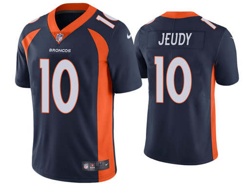 en's Denver Broncos #10 Jerry Jeudy Navy 2020 Vapor Untouchable Stitched Jersey