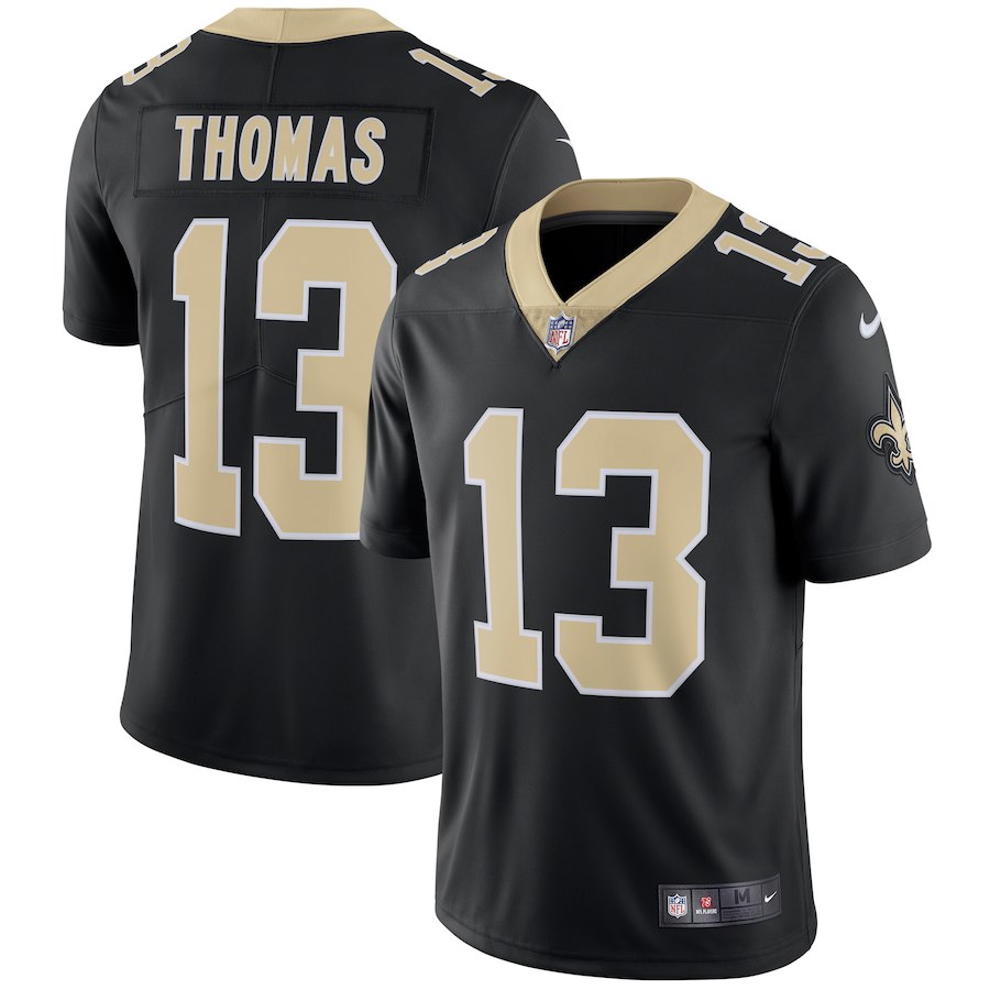 Men’s New Orleans Saints #13 Michael Thomas Black Vapor Untouchable Limited Stitched NFL Jersey