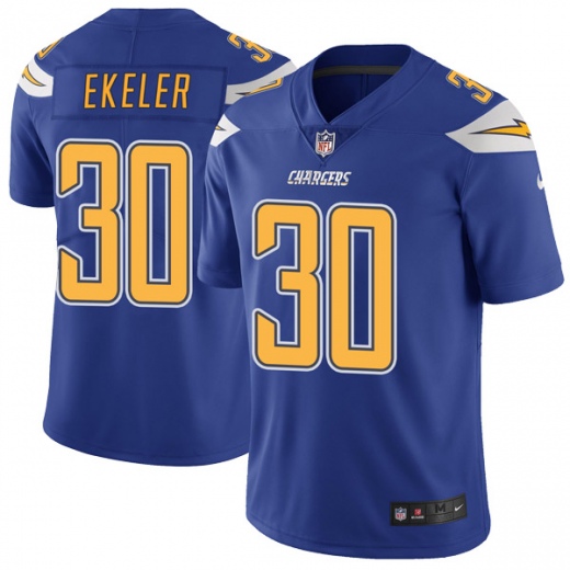 Men's Los Angeles Chargers #30 Austin Ekeler Royal Blue Vapor Untouchable Limited Stitched NFL Jersey