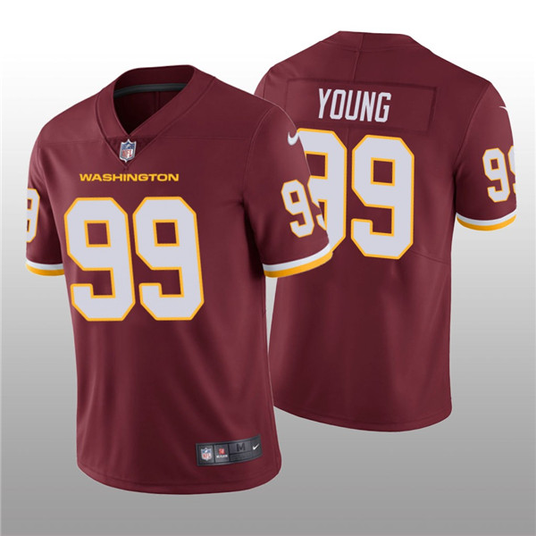 Men's Washington Football Team Red #99 Chase Young Vapor Untouchable Limited Stitched Jersey