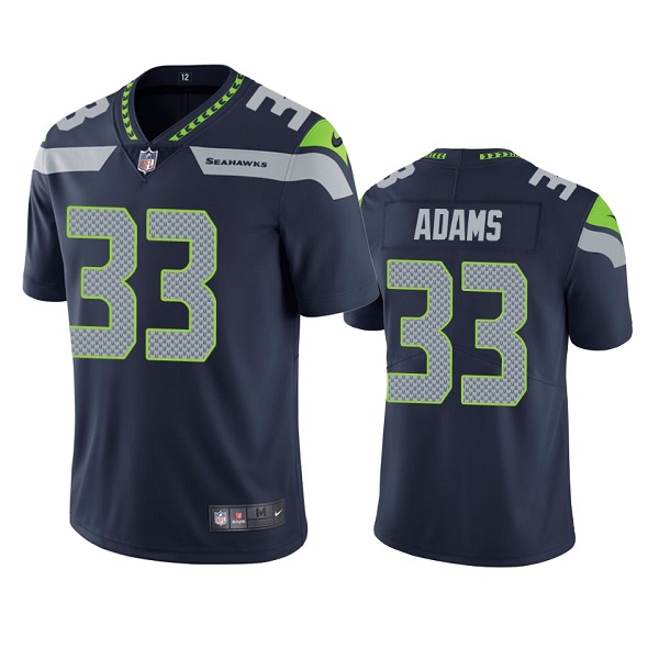 Men's Seattle Seahawks Navy #33 Jamal Adams Vapor Untouchable Limited Stitched Jersey