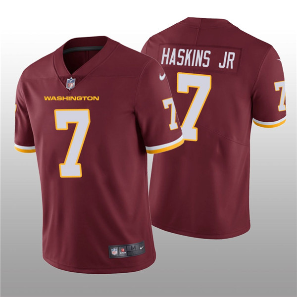 Men's Washington Football Team Red #7 Dwayne Haskins Jr. Vapor Untouchable Limited Stitched Jersey