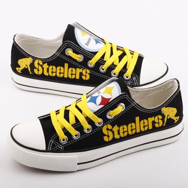 NFL Pittsburgh Steelers Repeat Print Low Top Sneakers 002