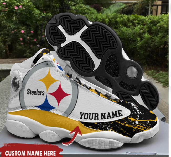 NFL Pittsburgh Steelers AJ13 customized Shoes 2