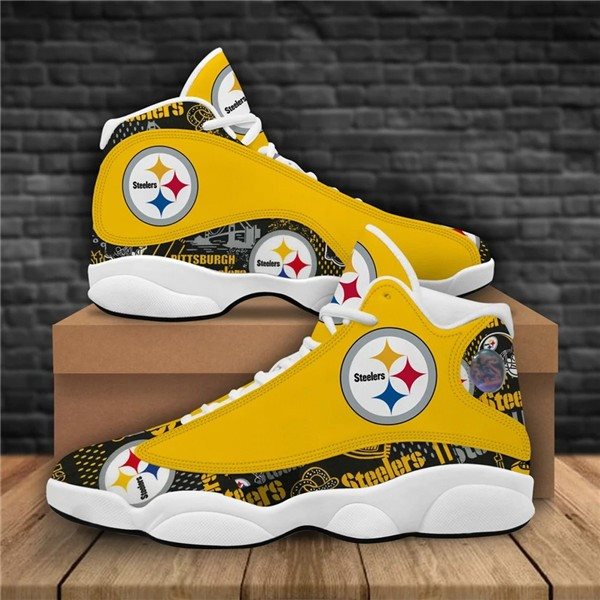 NFL Pittsburgh Steelers AJ13 Series High Shoes 004
