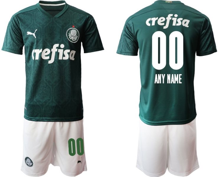 2020-21 Palmeiras Customized Home Soccer Men Jersey