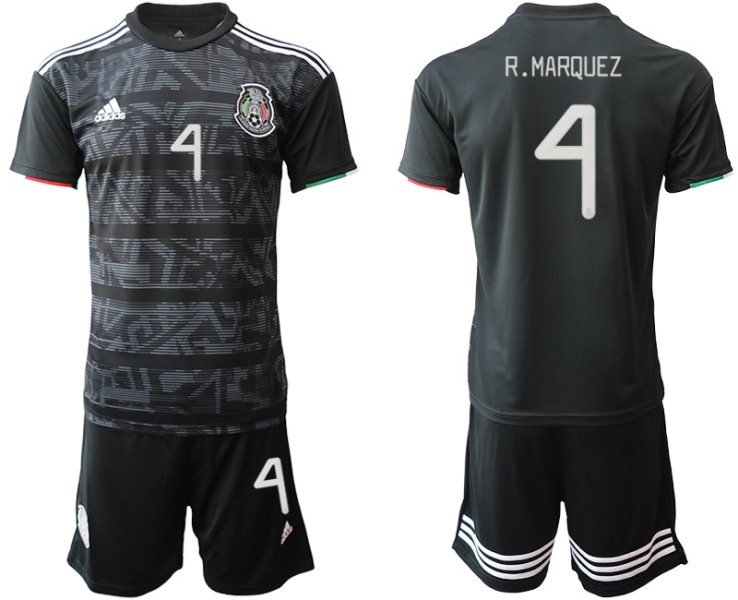 2019-20 Mexico 4 R.MARQUEZ Home Soccer Men Jersey