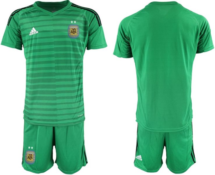 2019-20 Argentina Green Goalkeeper Soccer Men Jerseys