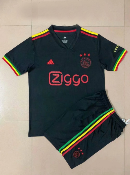 2021_2022 Ajax Amsterdam Away Soccer Kids Jersey