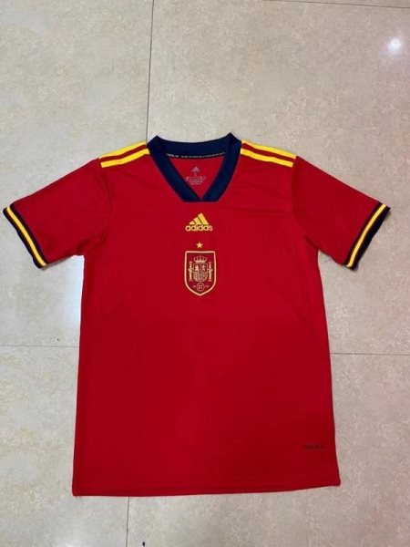 Spain Home 2022 World Cup Soccer Men Jersey