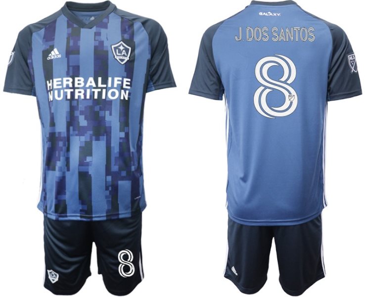 2020-21 LA Galaxy Away 8 Jonathan dos Santos Soccer Men Jersey