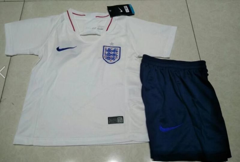 2018-19 England Home Soccer Youth Jersey