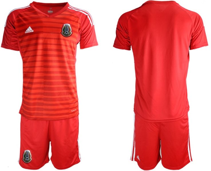2019-20 Mexico Red Goalkeeper Soccer Men Jersey