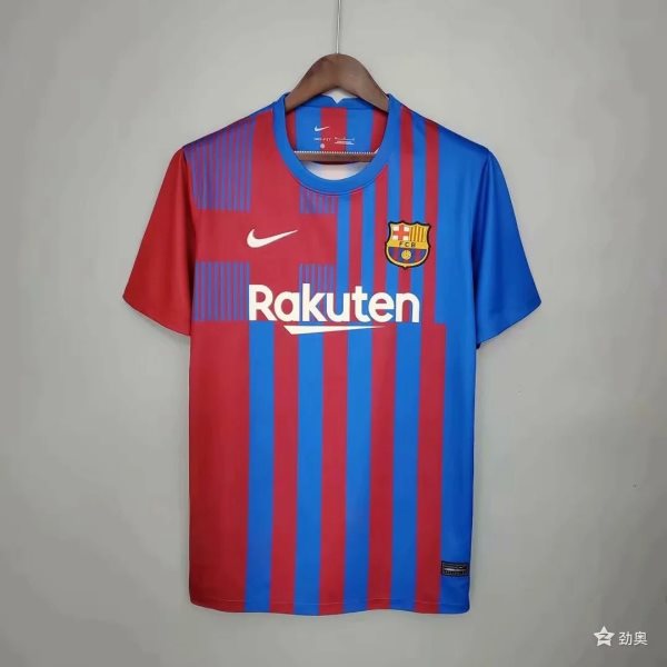 2021-22 LA LIGA Barcelona Soccer Home Men Jersey