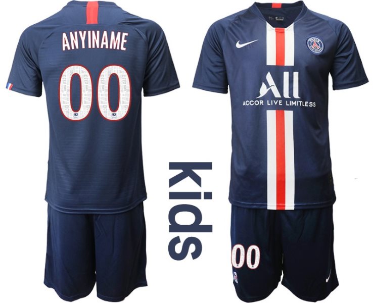 2019-20 Paris Saint-Germain Customized Home Soccer Youth Jersey