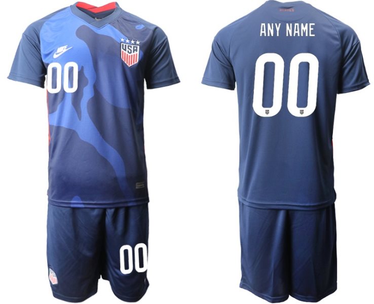 2020-21 Uinited States Customized Away Soccer Men Jersey