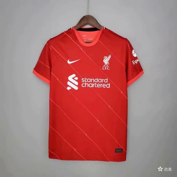 2021-22 Premier League Liverpool Red Soccer Home Men Jersey