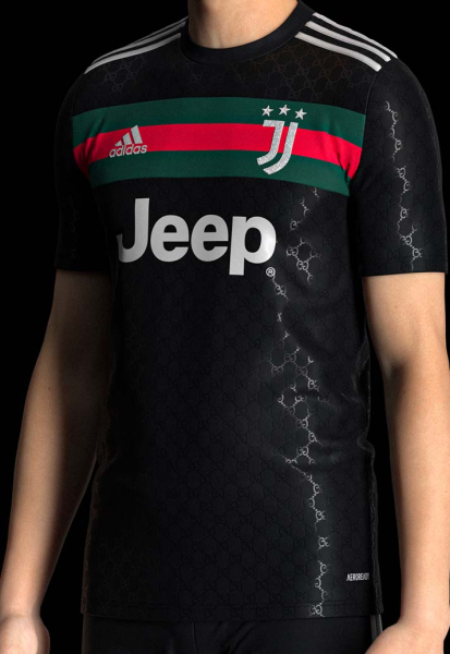2020 Juventus x G Hookup Black Jersey