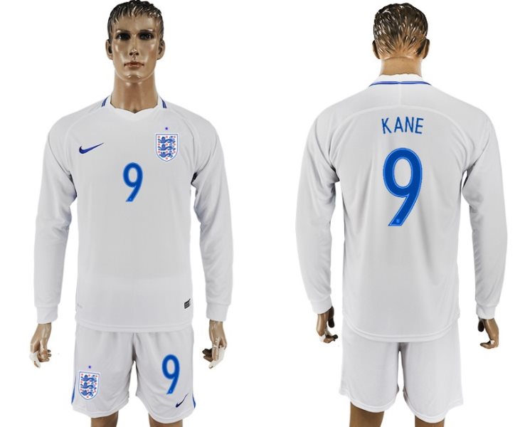 Soccer England 9 KANE Goalkeeper Home 2018 FIFA World Cup Long Sleeve Men Jersey