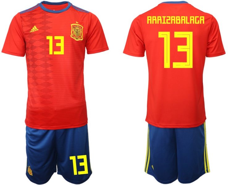 2019-20 Spain 13 ARRISABALAGA Home Soccer Men Jersey