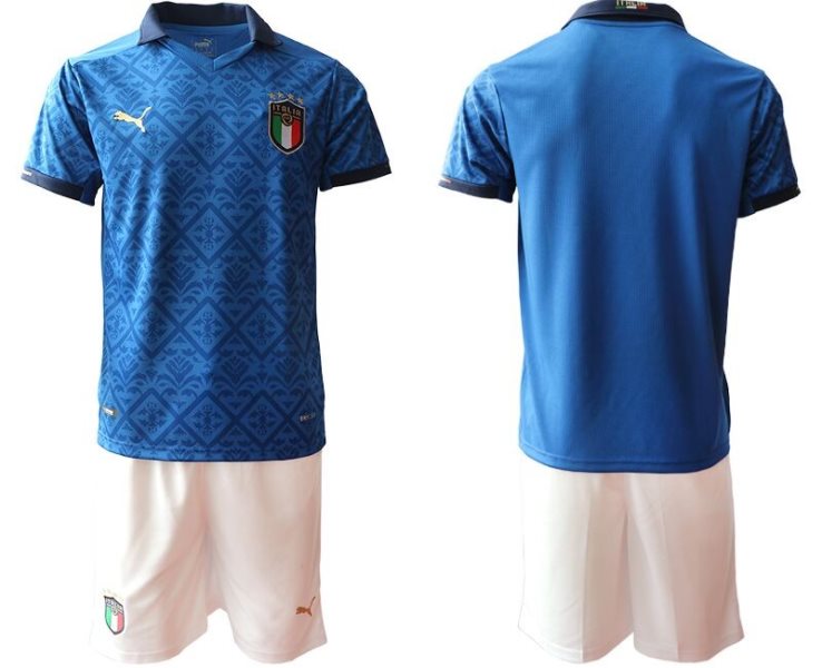 Italy Blank Euro 2021 Soccer Soccer Men Jersey