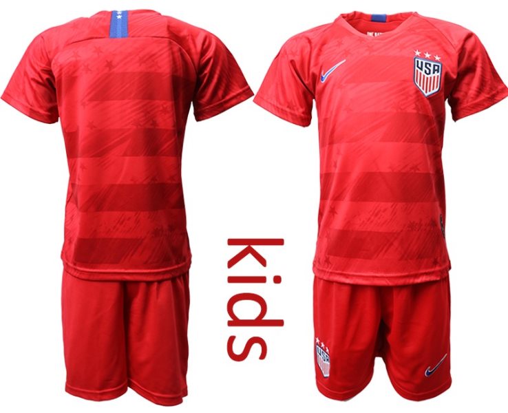 2019 20 USA Away Soccer Youth Jersey