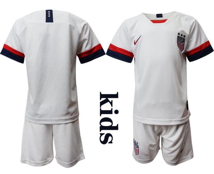 2019-20 United States Home Soccer Youth Jersey