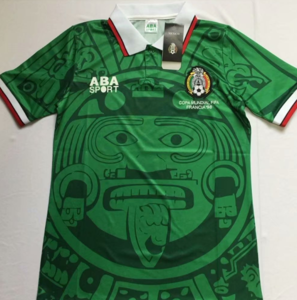 Mexico 1998 Home World Cup Jersey