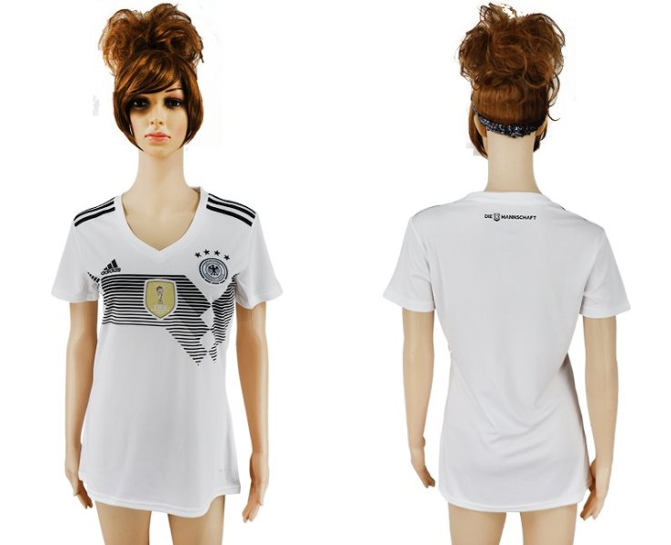 Soccer Germany Home 2018 FIFA World Cup Women Jersey