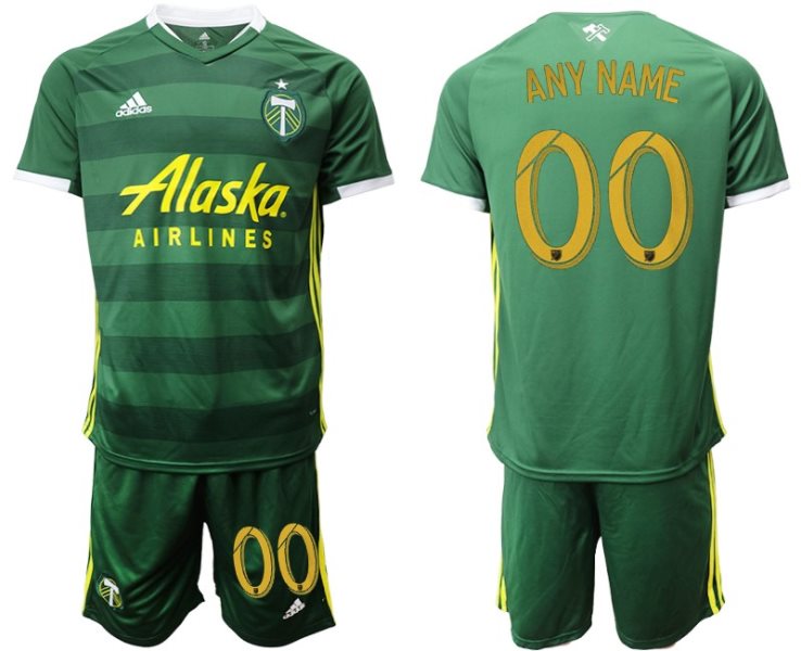 2019 20 Portland Timbers Customized Home Soccer Men Jersey