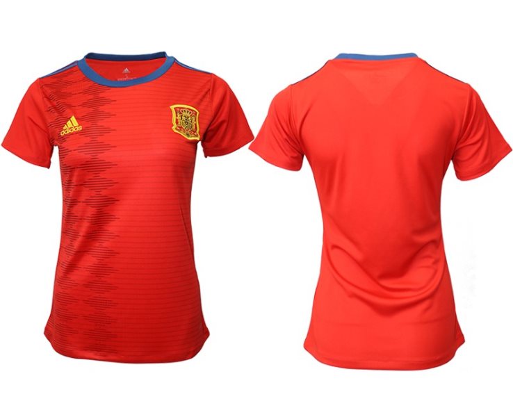2019-20 Spain Home Soccer Women Jersey