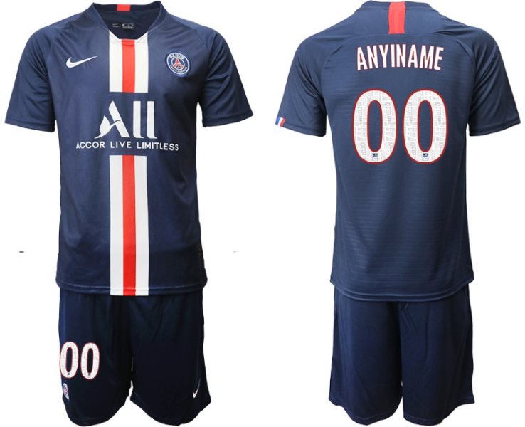 2019-20 Paris Saint-Germain Customized Home Soccer Men Jersey