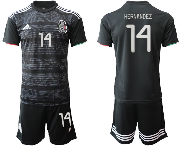 2019-20 Mexico 14 HERNANDEZ Home Soccer Men Jersey